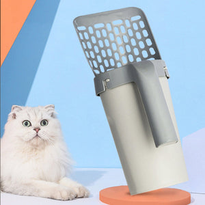 Transform Your Cat's Litter Experience with the Integrated Lazy Cat Litter Shovel Set