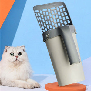 Transform Your Cat Care Routine with the Integrated Lazy Cat Litter Shovel Set