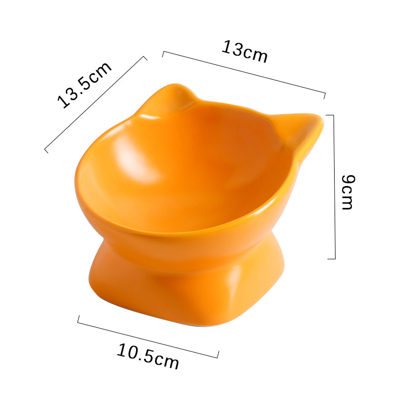 Anti-overturning High Foot Double Bowl