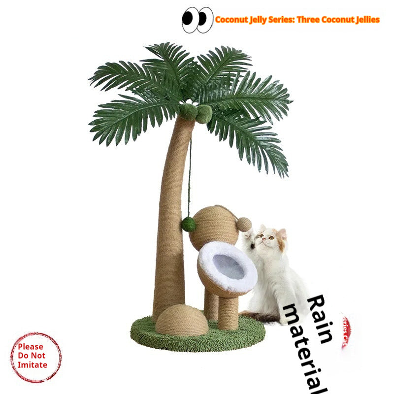 Tropical Rainforest Coconut Tree Coconut Cat Climbing Frame