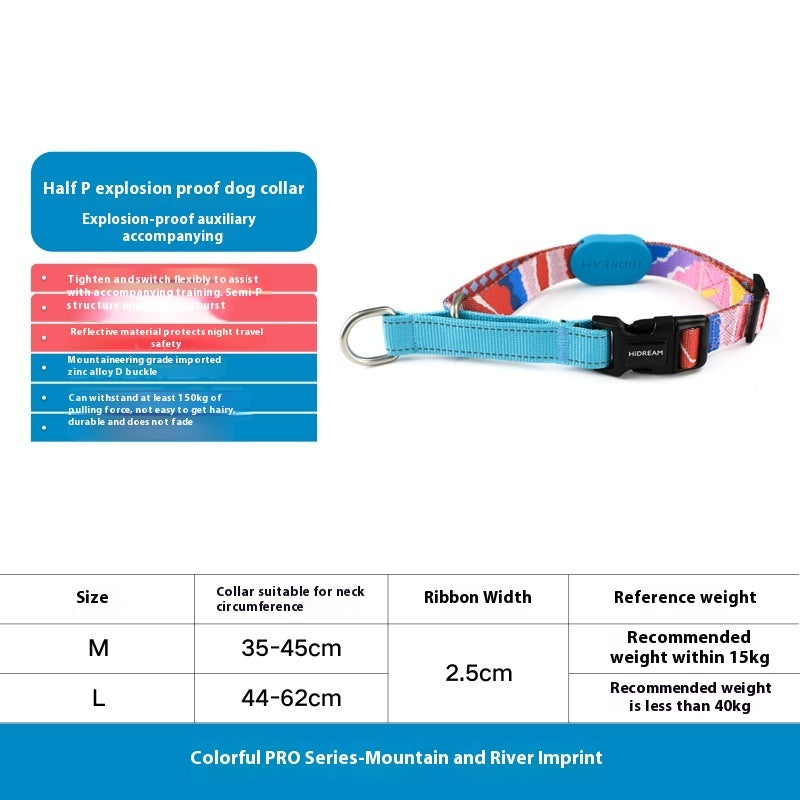 Half P Explosion-proof Collar Pet Traction