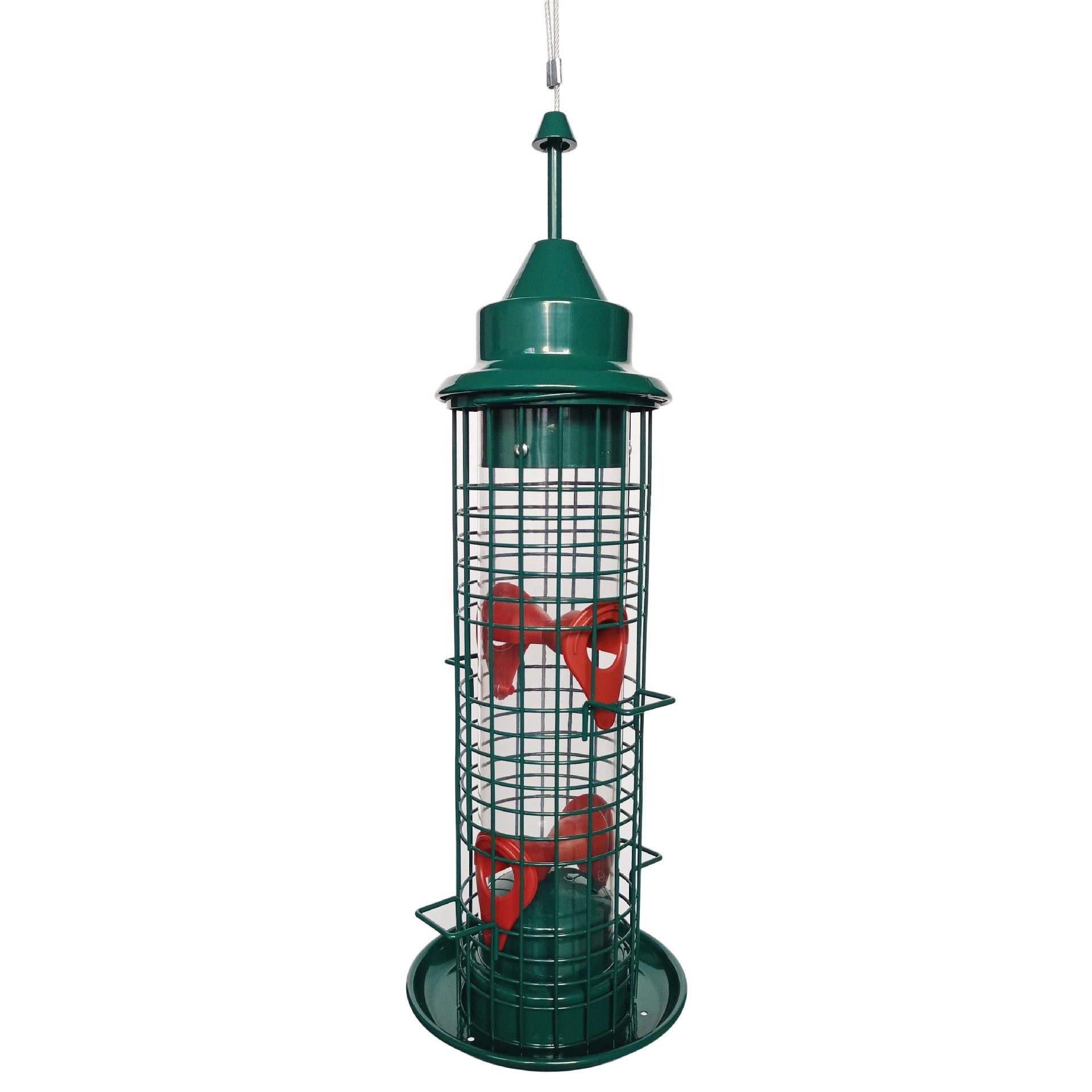 Outdoor Hanging Anti-Squirrel Automatic Bird Feeder