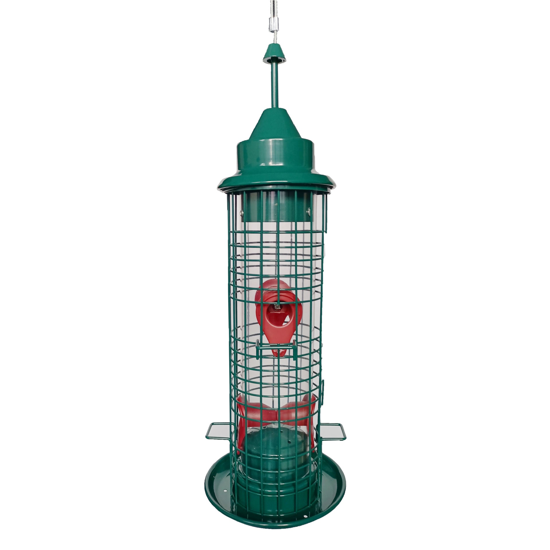 Outdoor Hanging Anti-Squirrel Automatic Bird Feeder