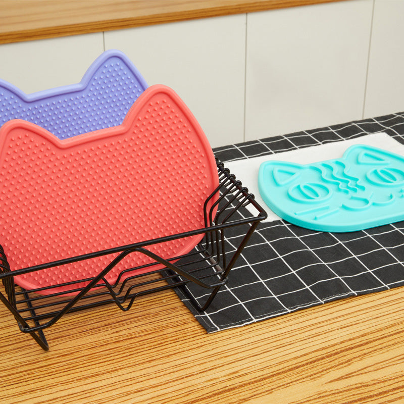 Double-Sided Licking Pad Slow Food Bowl