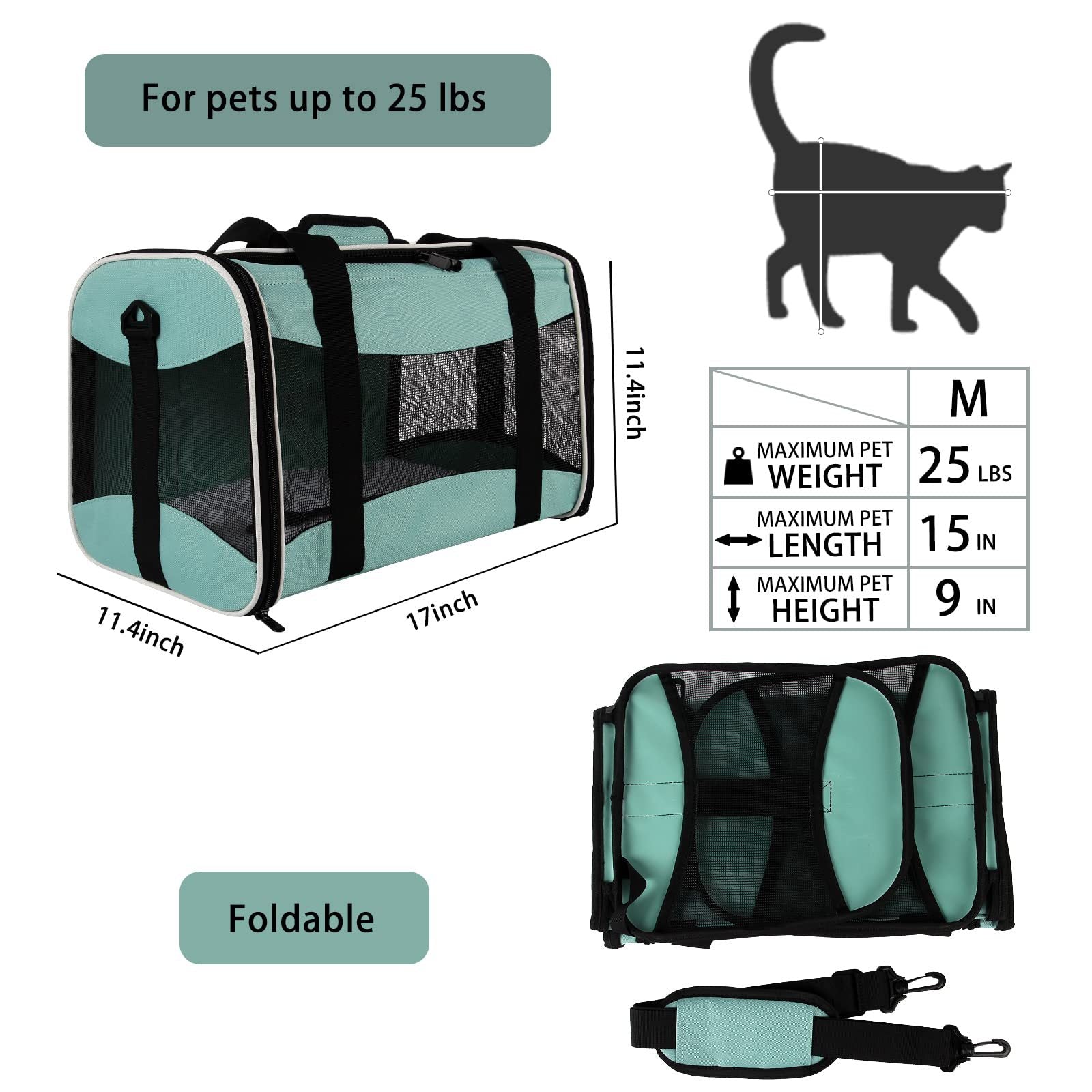 Portable Breathable Foldable Pet Bag