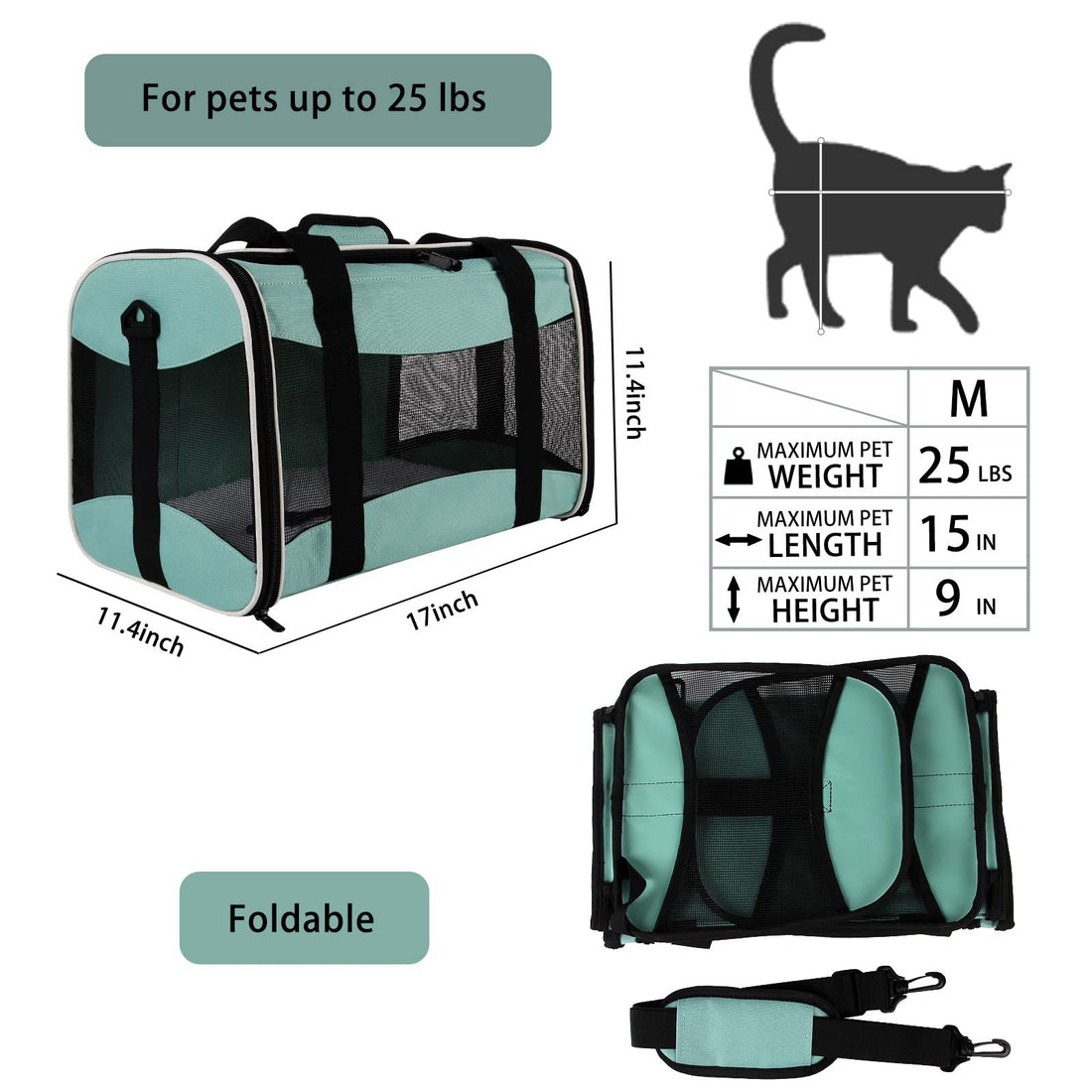 Portable Breathable Foldable Pet Bag