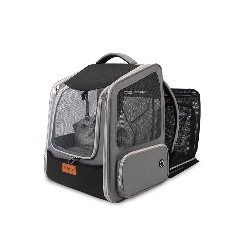 Portable Pet Expandable Large Capacity Carrier
