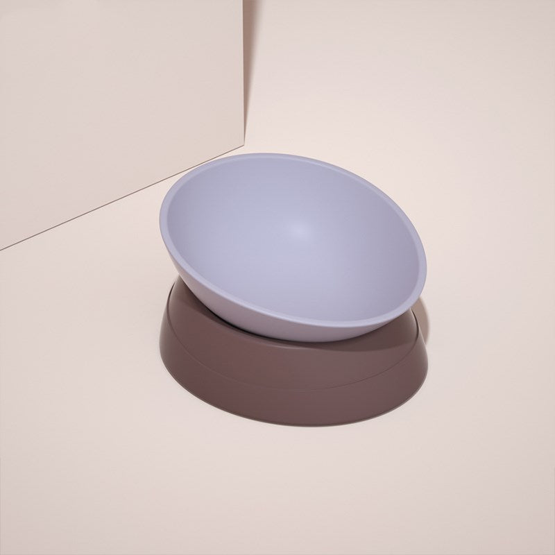Anti-overturning double bowl