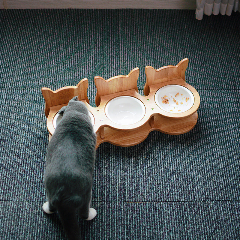 Meow Fairy Ceramic Cat Bowl