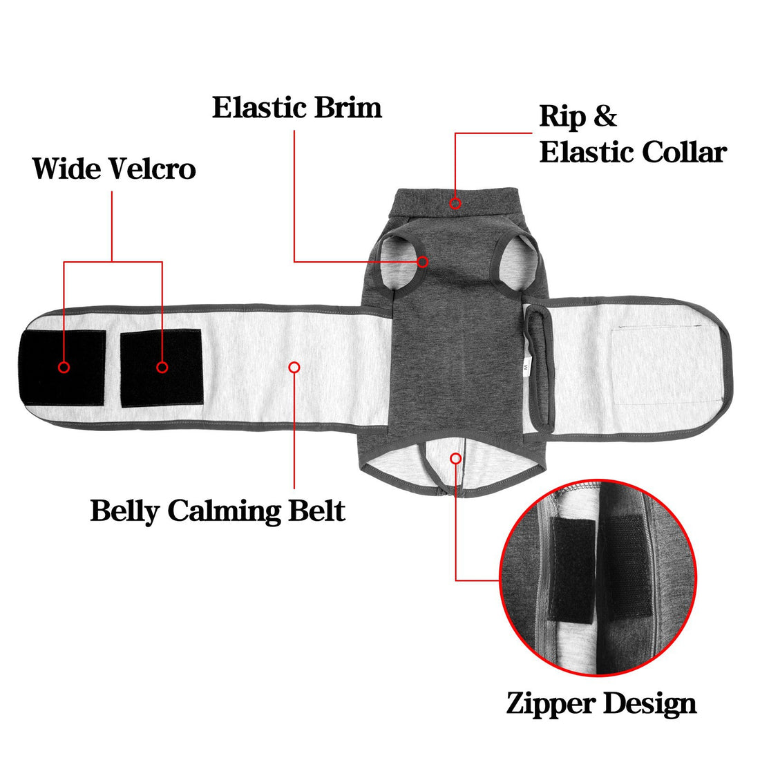 Pet Polyester Emotional Comfort Cotton Clothes