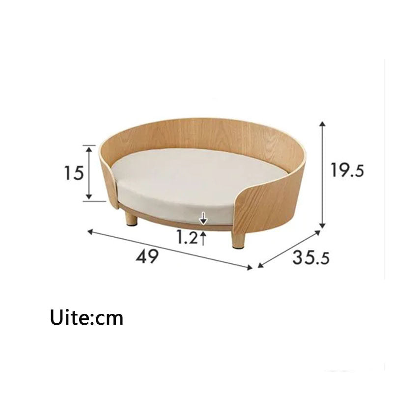 Wooden Cat Nest Bed