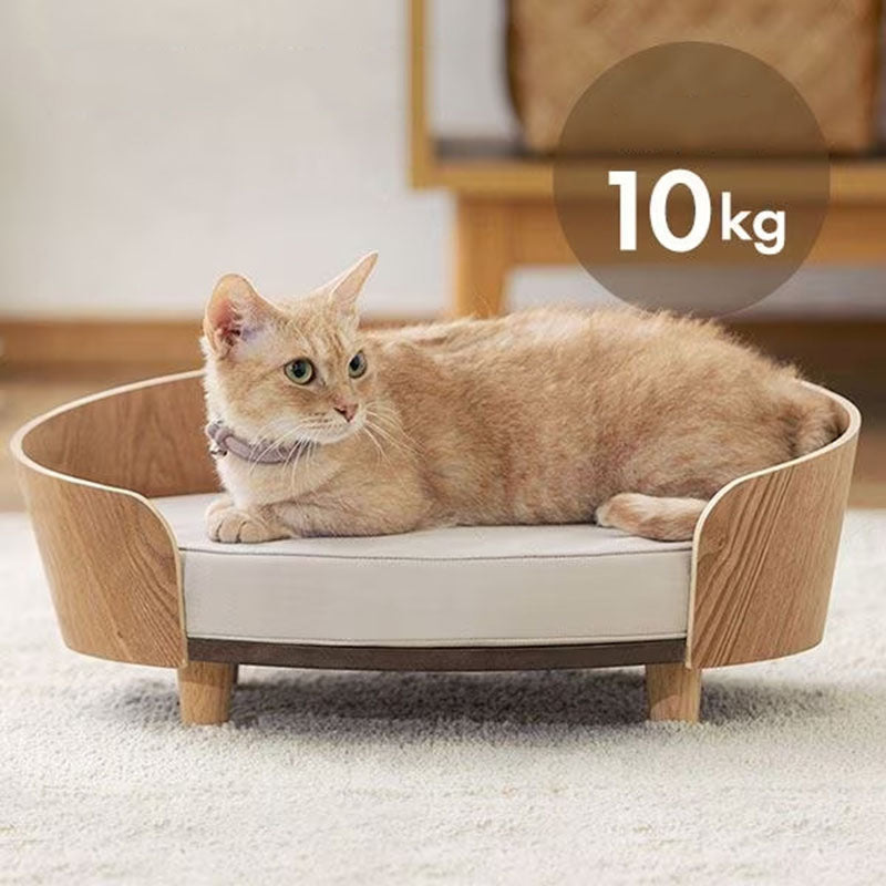 Wooden Cat Nest Bed