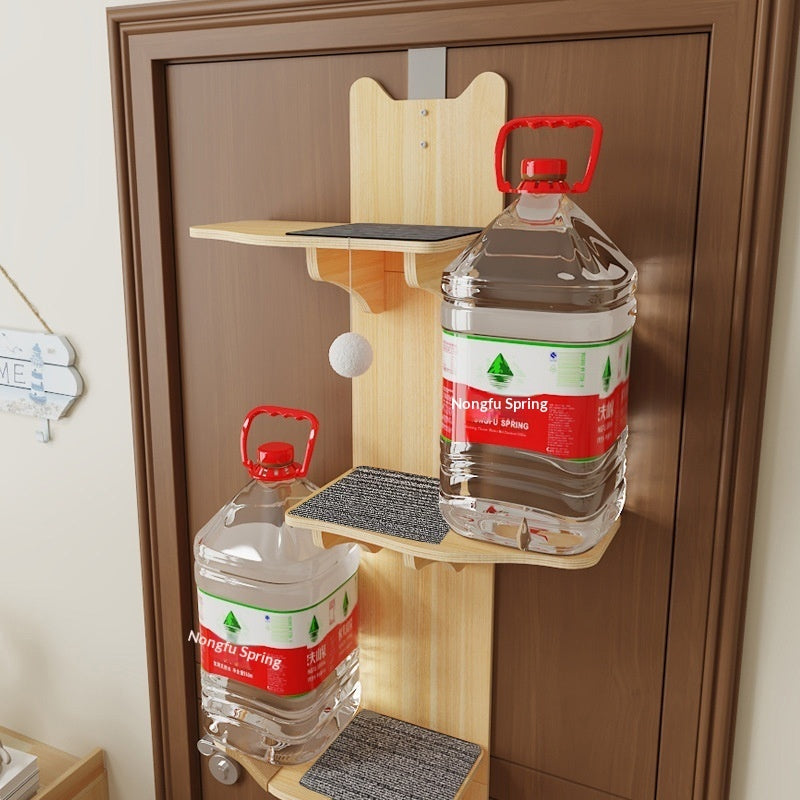 Hanging Cat Tree With Scratching Postspace-saving Design