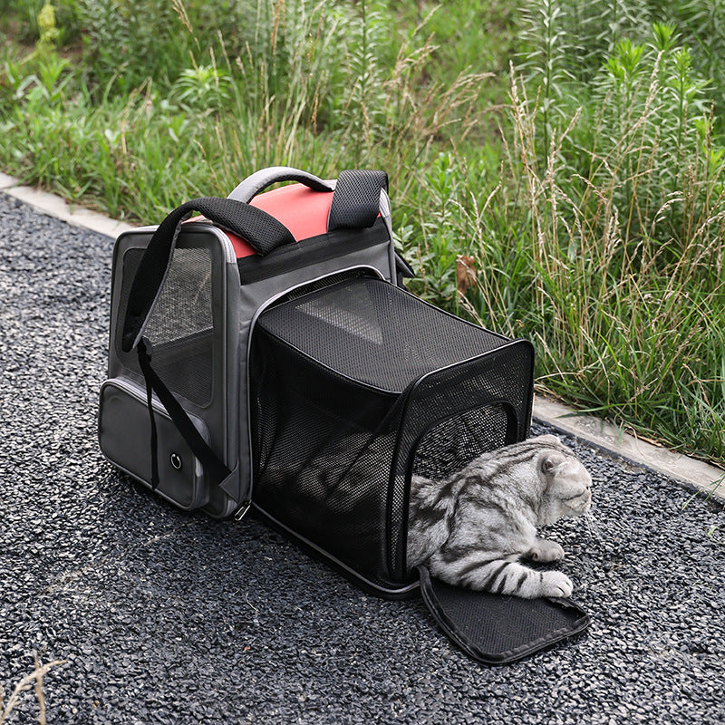 Portable Pet Expandable Large Capacity Carrier