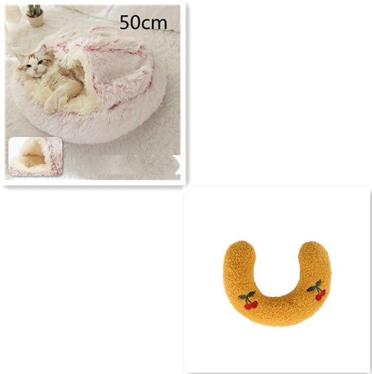 2 In 1 Cat Bed Pet Winter Bed