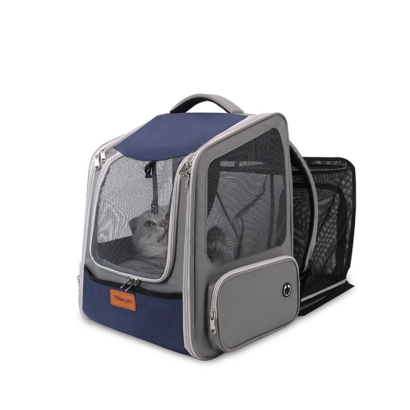 Portable Pet Expandable Large Capacity Carrier