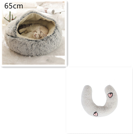 2 In 1 Cat Bed Pet Winter Bed
