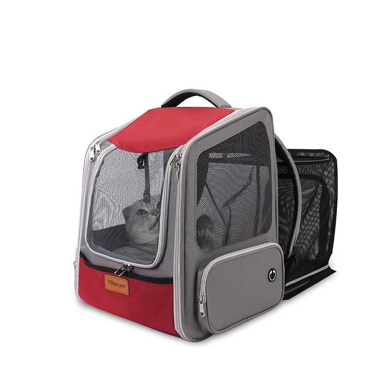 Portable Pet Expandable Large Capacity Carrier