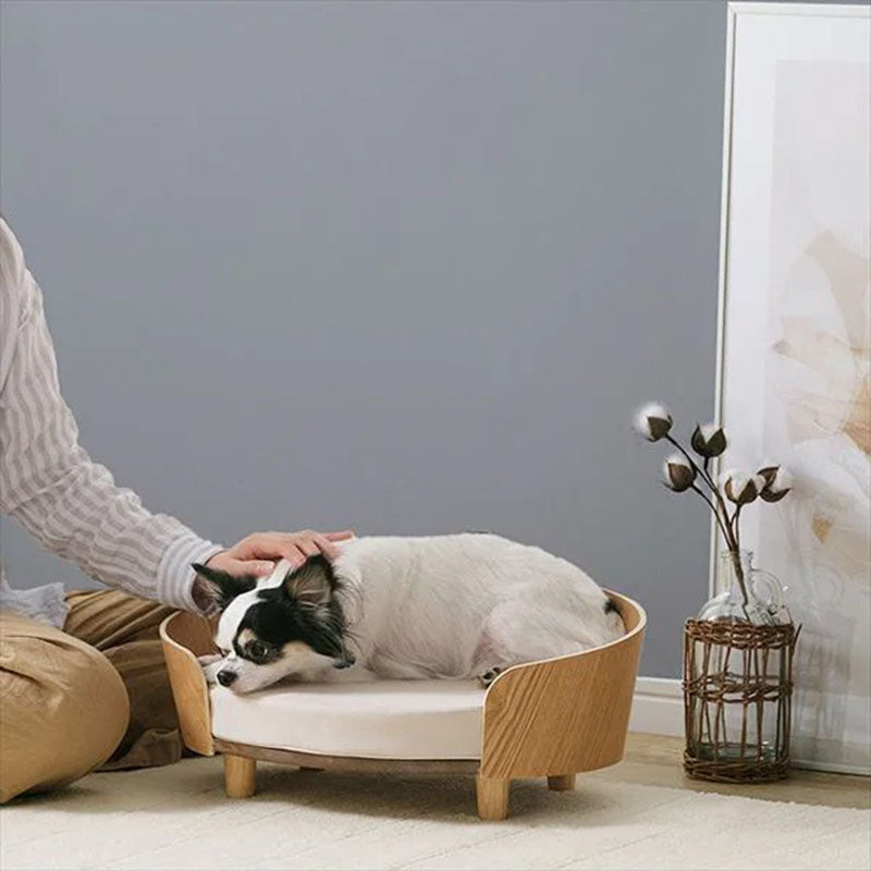 Wooden Cat Nest Bed