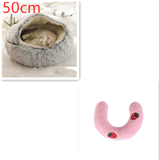 2 In 1 Cat Bed Pet Winter Bed