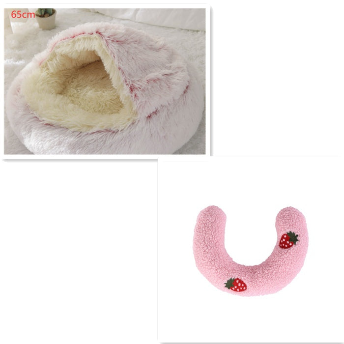 2 In 1 Cat Bed Pet Winter Bed