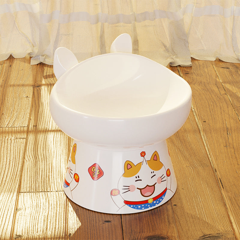 Anti-overturning High Foot Double Bowl
