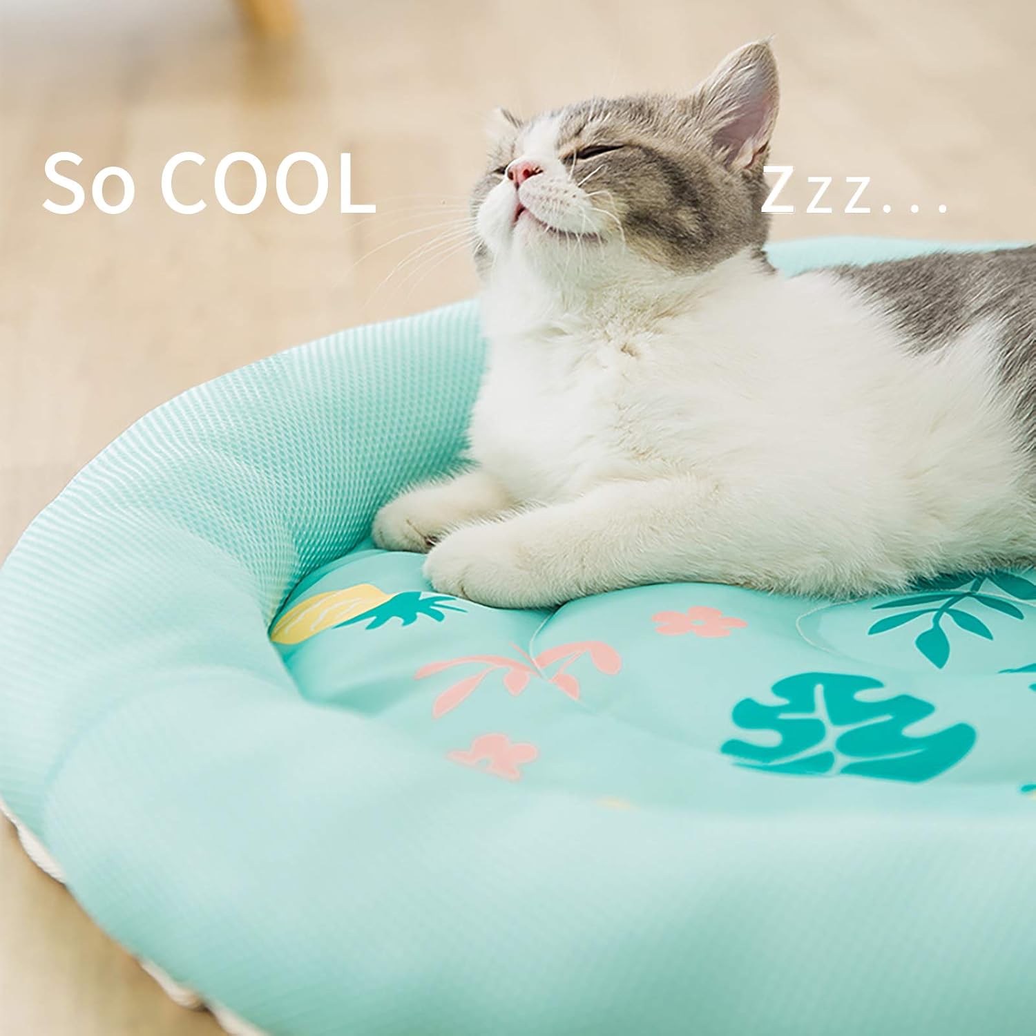 Cooling Cat Bed Soft Summer Ice Pad
