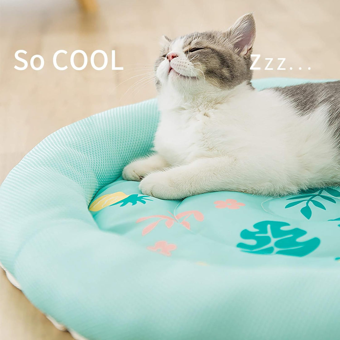 Cooling Cat Bed Soft Summer Ice Pad