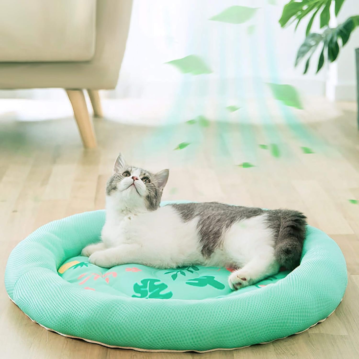 Cooling Cat Bed Soft Summer Ice Pad