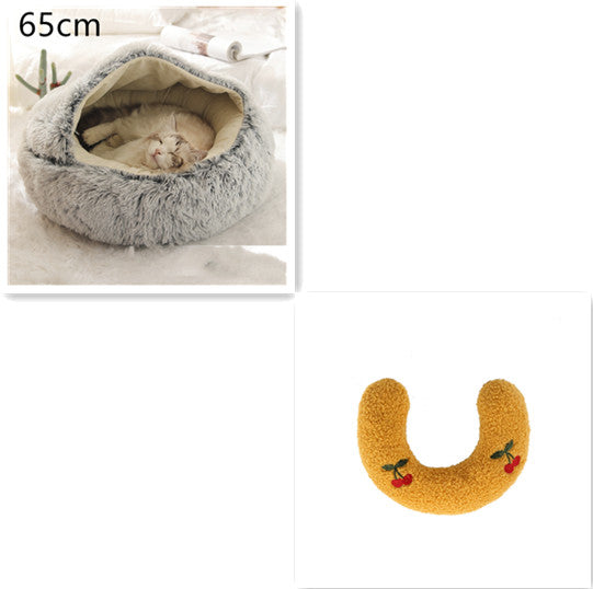 2 In 1 Cat Bed Pet Winter Bed