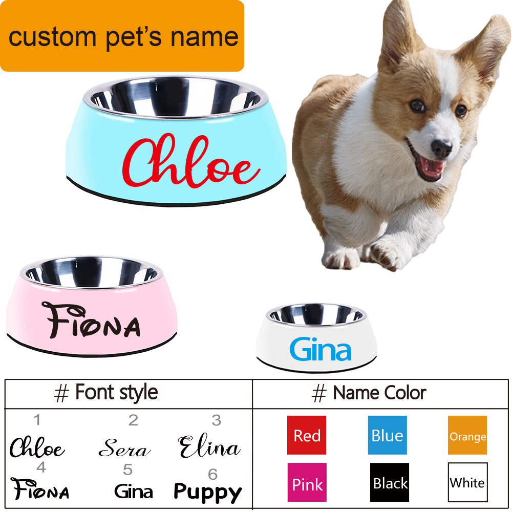 Stainless Steel Food Bowls Pet Cat Bowls
