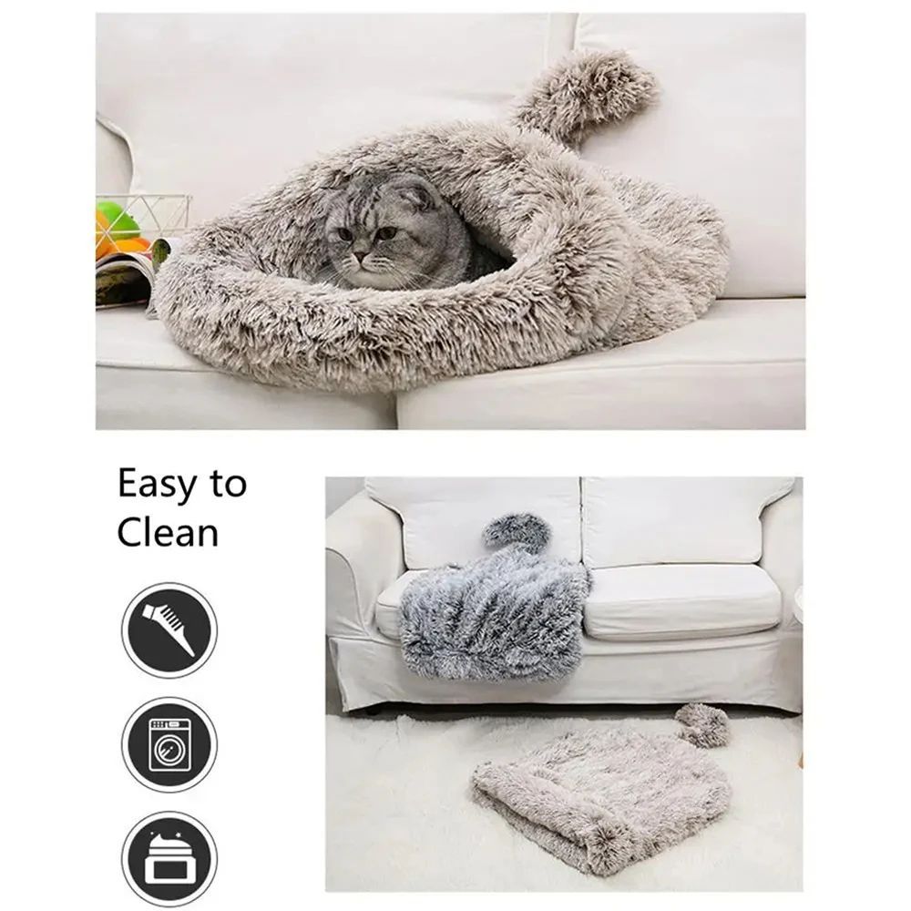 Plush Bag Cat Hideout House