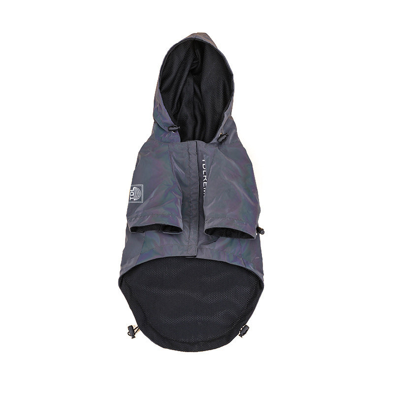 Pet Rainproof Hooded Jacket For Small And Medium Dogs