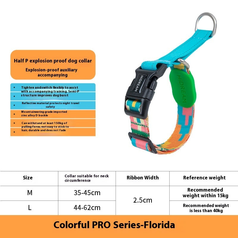 Half P Explosion-proof Collar Pet Traction