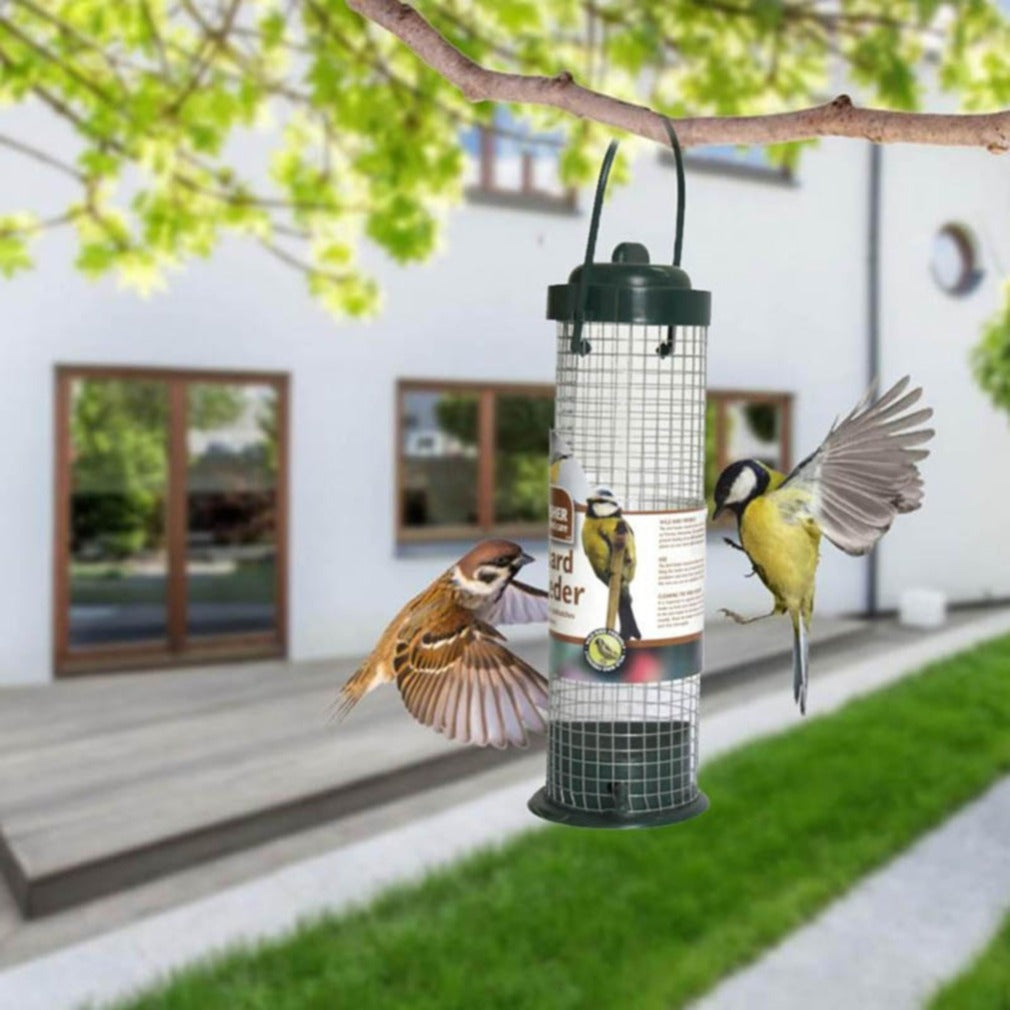 Fashionable Hanging Plastic Mesh Bird Feeder