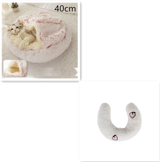 2 In 1 Cat Bed Pet Winter Bed