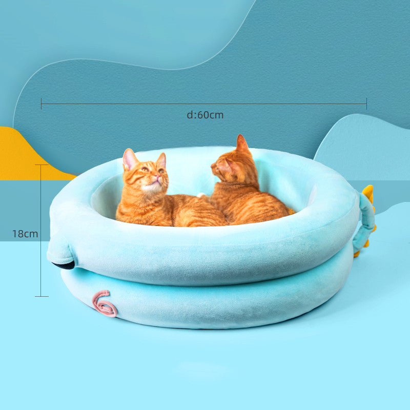 Cat Bed Winter Warm Kennel