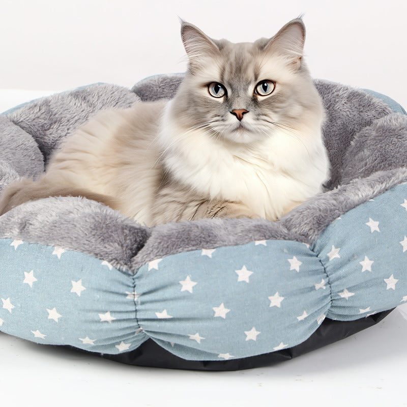Indoor Cats Calming Donut Bed