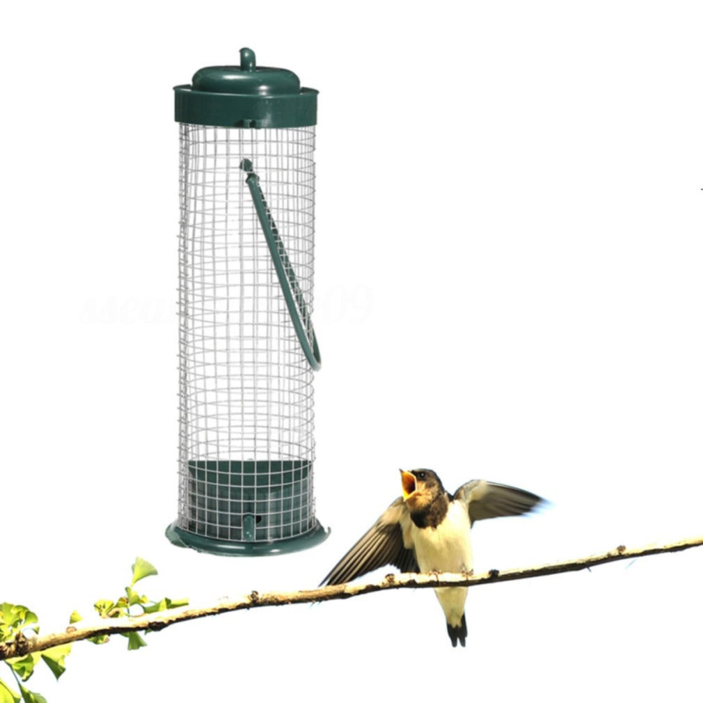Fashionable Hanging Plastic Mesh Bird Feeder