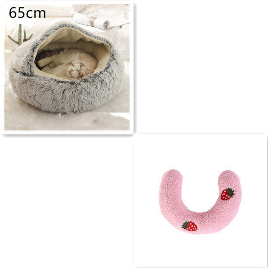 2 In 1 Cat Bed Pet Winter Bed