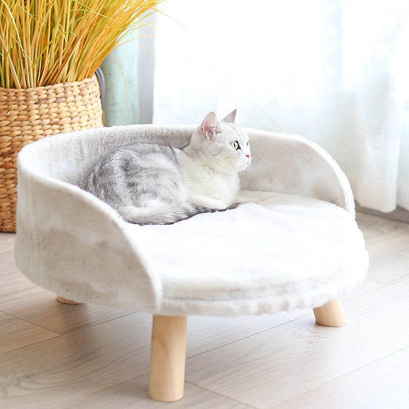 Cat Bed Kitten High Sofa Nest