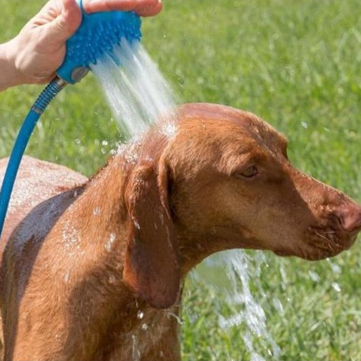 Pet Bathing Gloves Outdoor Shower