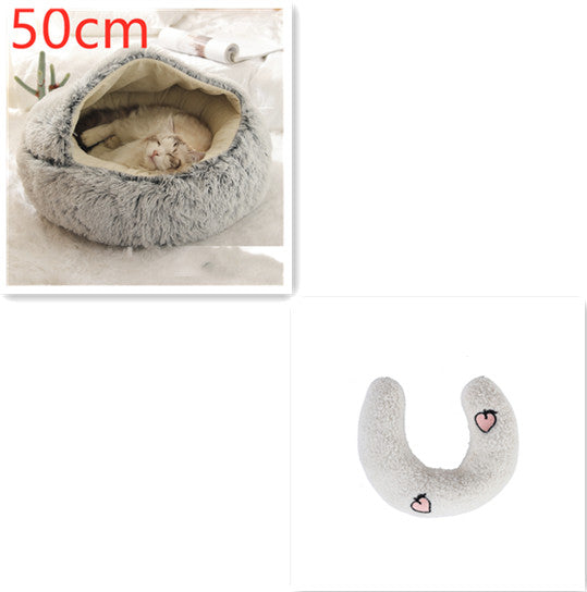 2 In 1 Cat Bed Pet Winter Bed