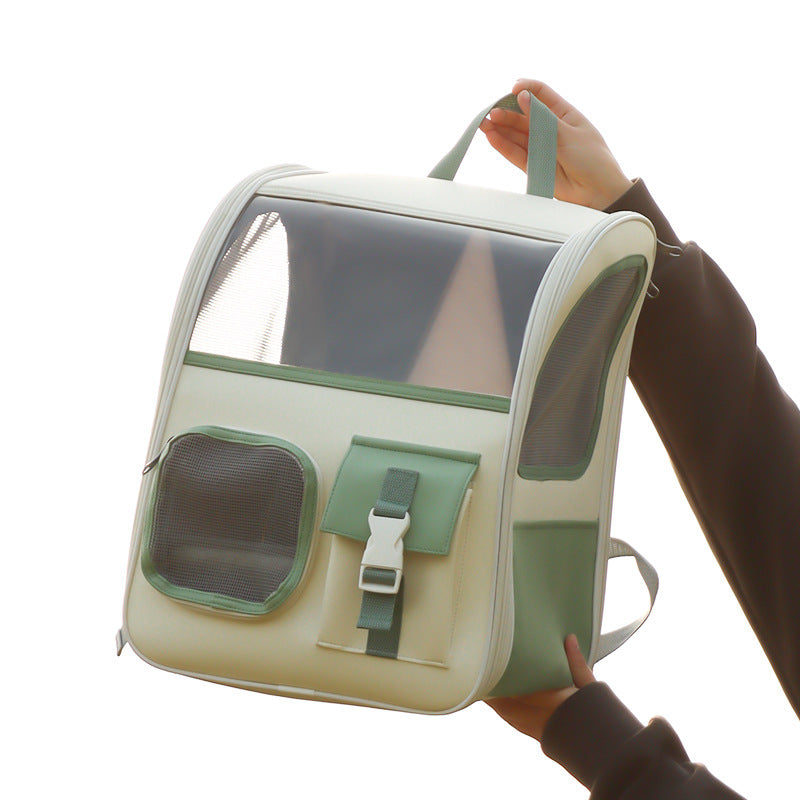 Portable Breathable Backpack To Carry Cat Bag