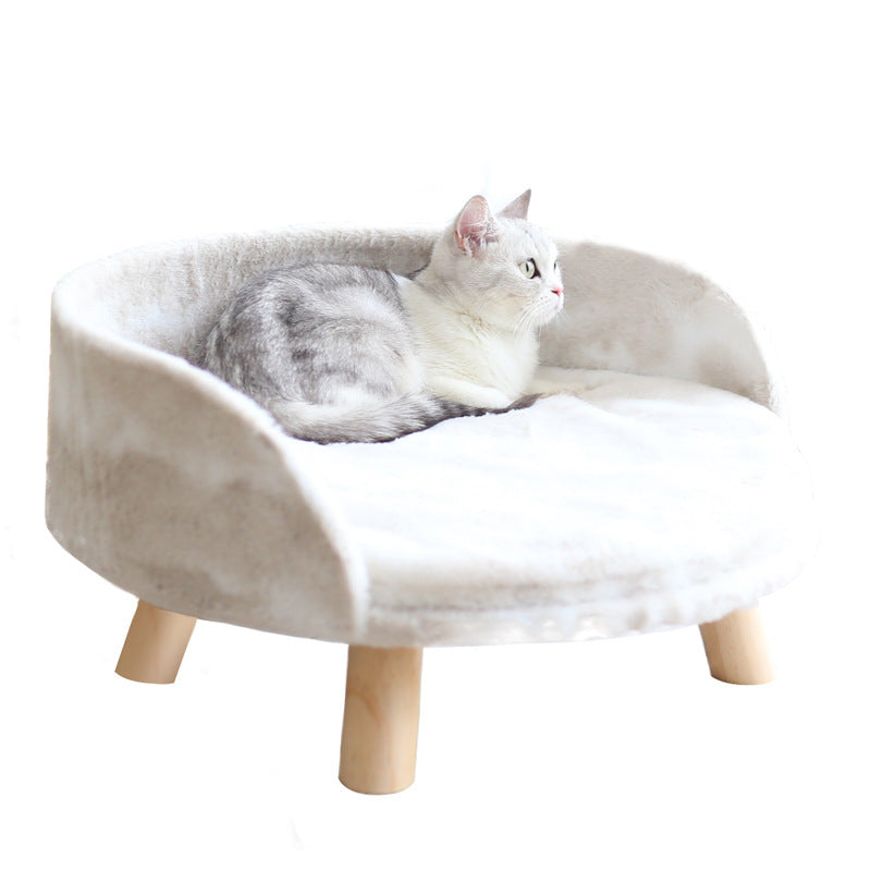 Cat Bed Kitten High Sofa Nest
