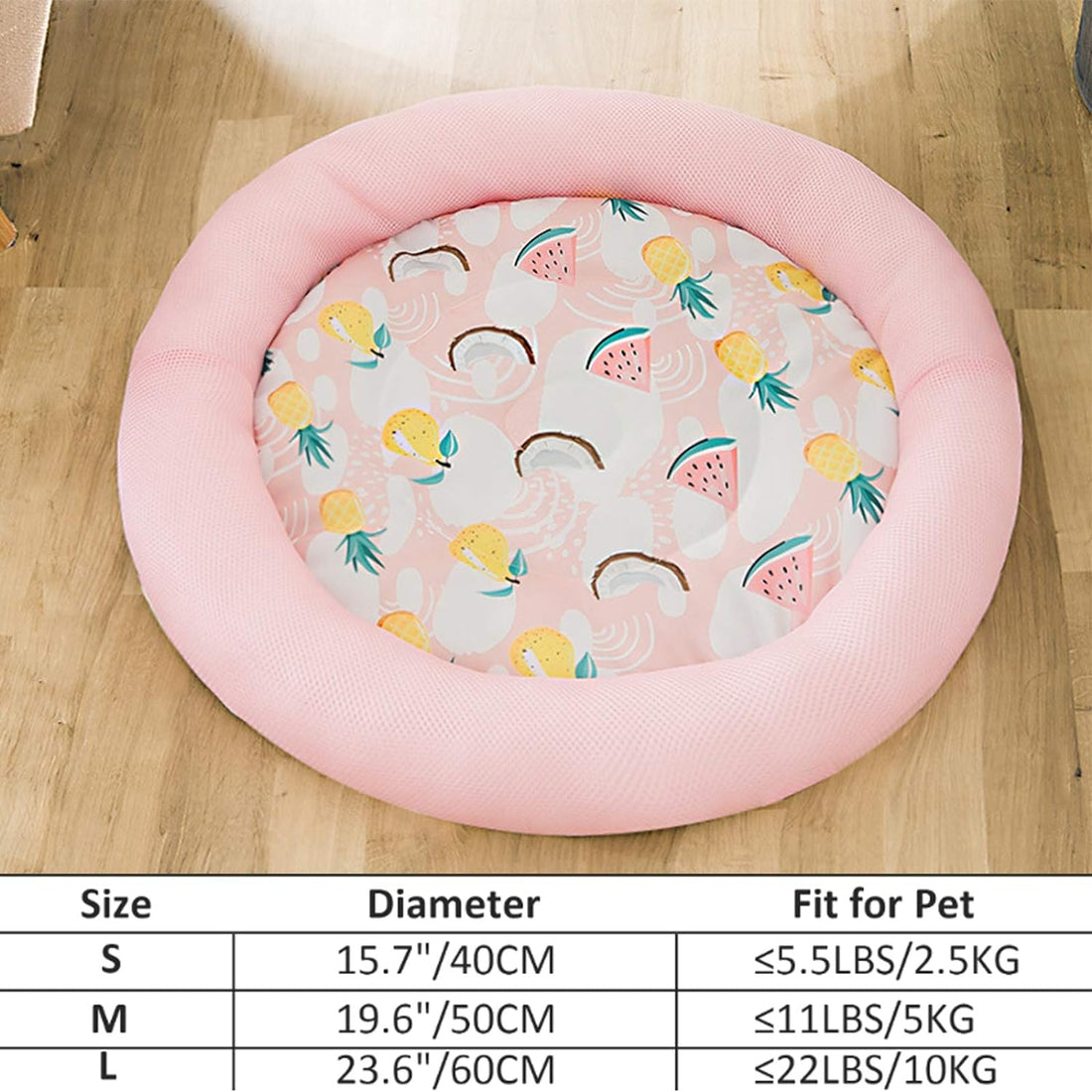 Cooling Cat Bed Soft Summer Ice Pad