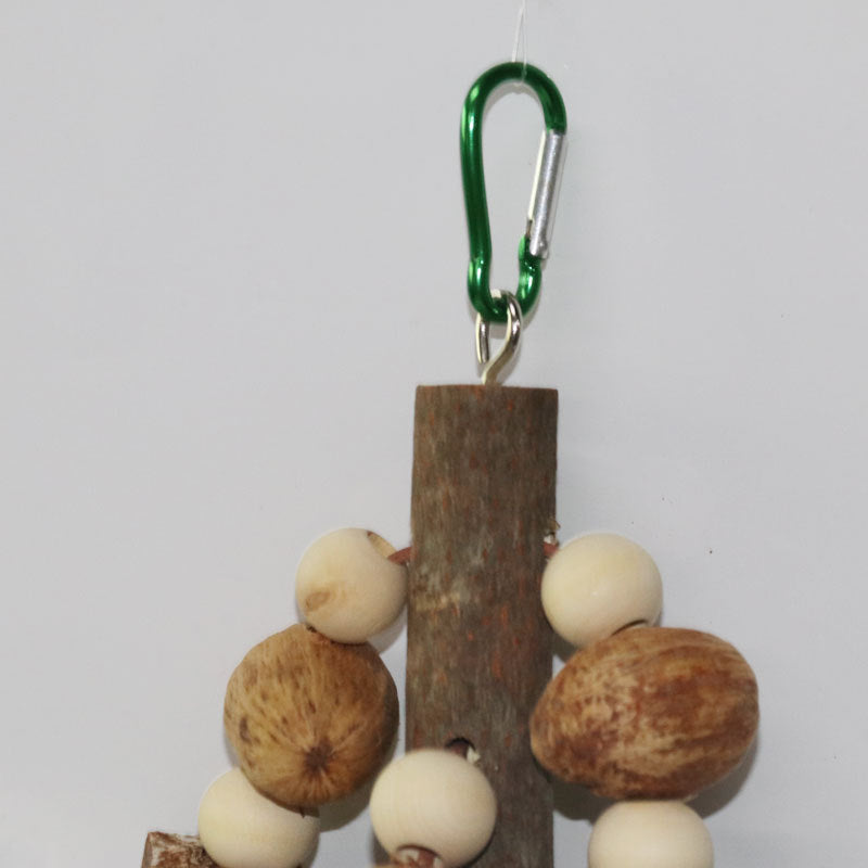 Parrot Toys Cuttlebone Fruit Gnawing String Pine Cone Natural Bird Cage Accessories
