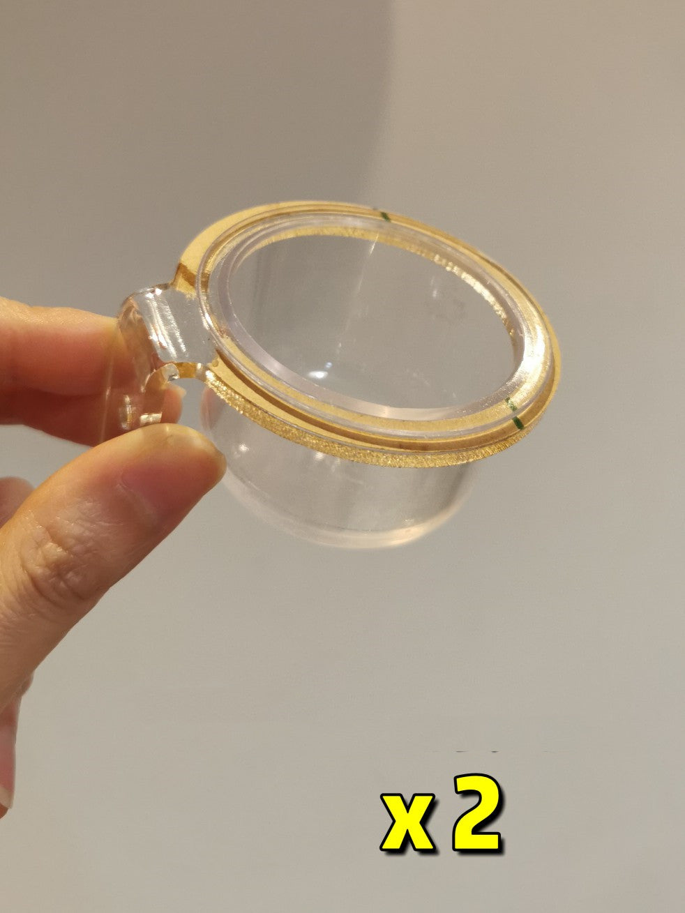Full Transparent Bird Cage Log Acrylic Parrot