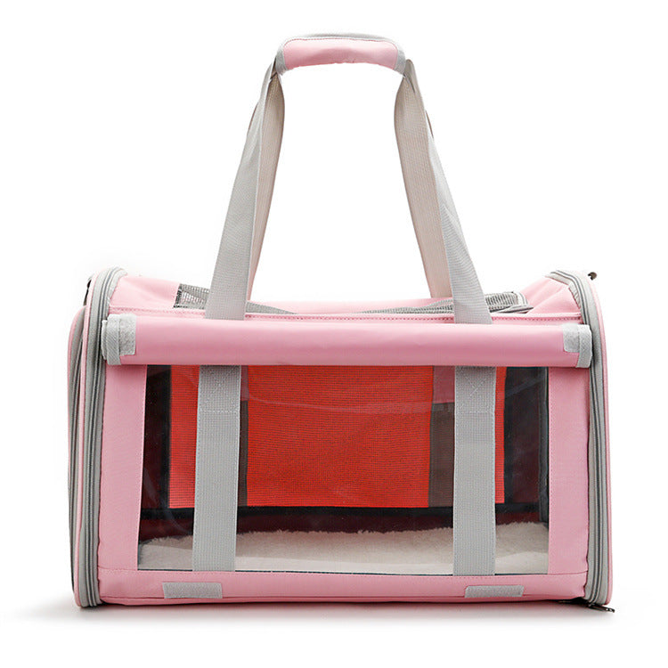 Portable Pet Transparent Breathable Foldable Pet Bag