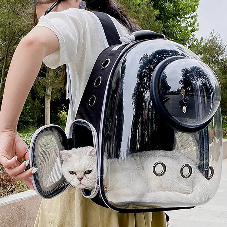 Pet Transparent Skylight Large Capacity Backpack
